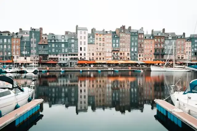 Vieux Bassin (Old Basin) in Honfleur, Normandy Vieux Bassin (Old Basin) in Honfleur, Normandy