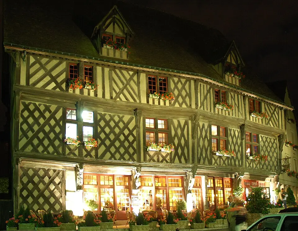 Half-timbered house in the Old Town Half-timbered house in the Old Town